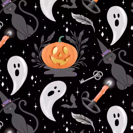 Halloween Icons Black