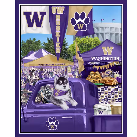 Washington Huskies Tailgate Panel 36in
