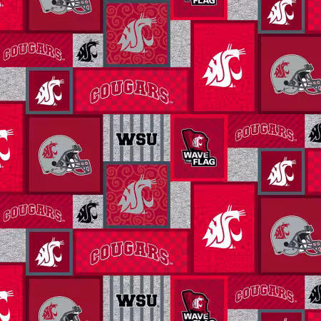 NCAA Washington State Patch Fleece