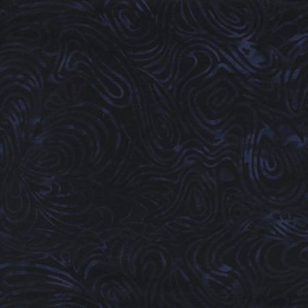 Swirls-Dark Blue 108in Wideback. Made to Order.