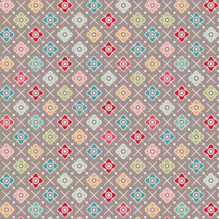 Farmer's Daughter 107/108in Wide Back Flower Patch Rustic