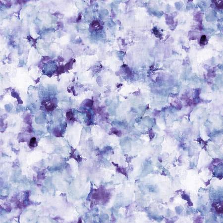 Periwinkle Watercolors 108in Wide Back