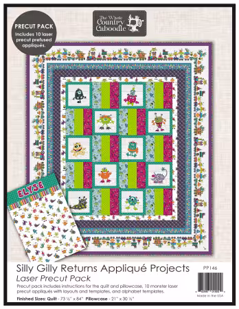 Silly Gilly Returns Applique Project Laser Precut Pack
