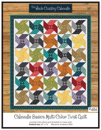 Caboodle Basics Multi Color Twist Quilt