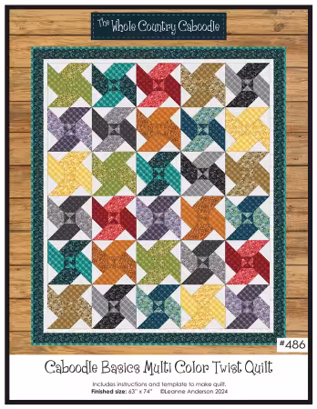 Caboodle Basics Multi Color Twist Quilt