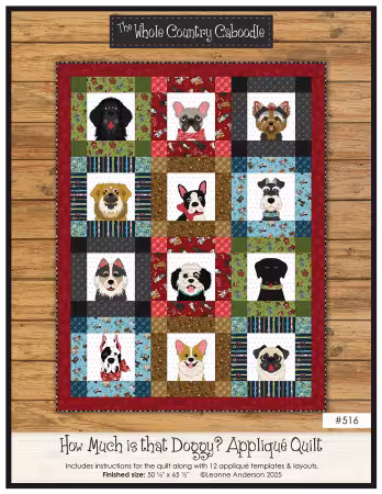 How Much Is That Doggy? Appliqué Quilt Pattern