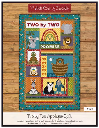 Two by Two Applique Quilt Pattern