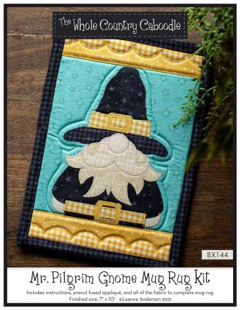 Mr. Pilgrim Gnome Mug Rug Kit