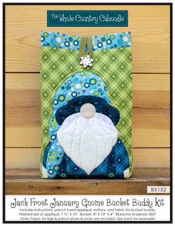 January Jack Frost Gnome Bucket Buddy Kit