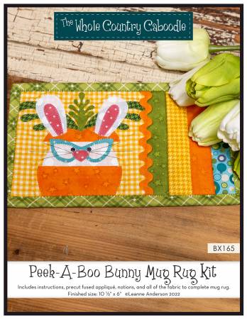 Peek-A-Boo Bunny Mug Rug Kit