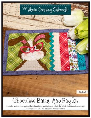 Chocolate Bunny Mug Rug Kit