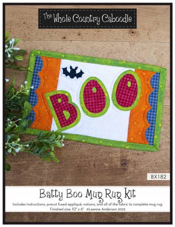 Batty Boo Mug Rug Kit