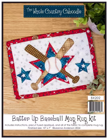 Batter Up Baseball Mug Rug Kit