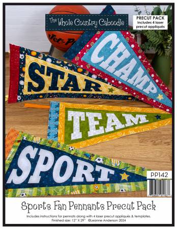 Sports Fan Pennants Precut Pack