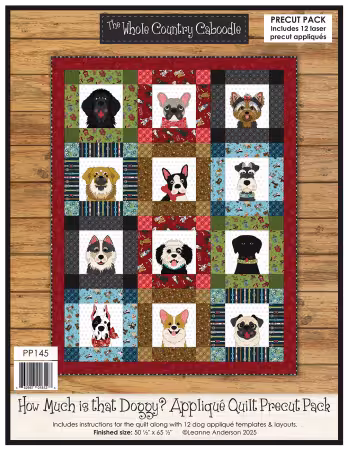 How Much Is That Doggy? Appliqué Precut Pack