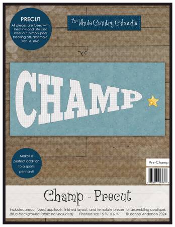 Champ Precut Fused Applique Pack