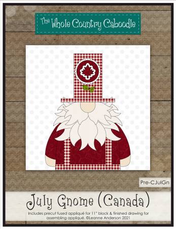 July Gnome Canada Precut Fused Applique Pack
