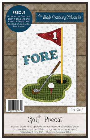 Golf Precut Fused Applique Pack