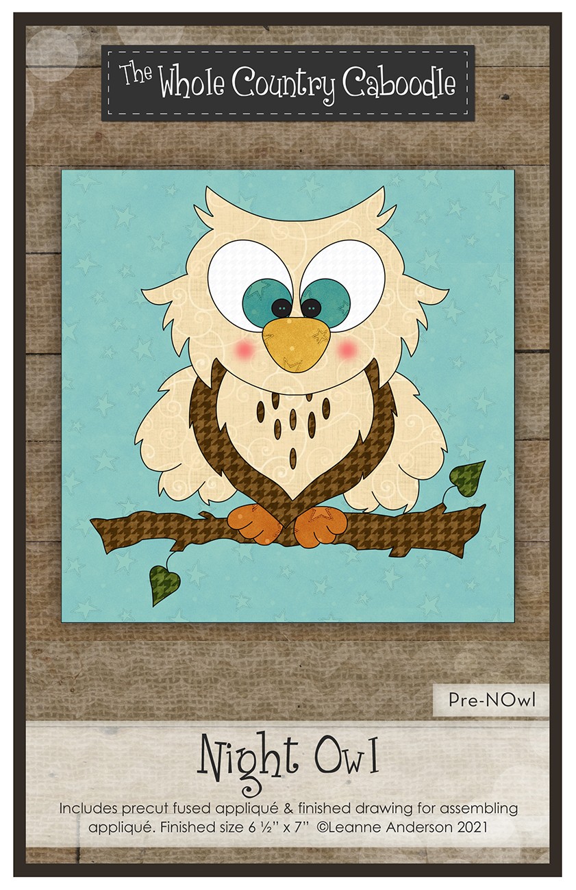 Night Owl Precut Fused Applique Pack