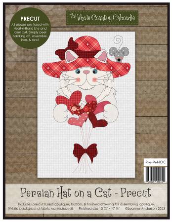 Persian Hat on a Cat Precut Fused Applique Pack
