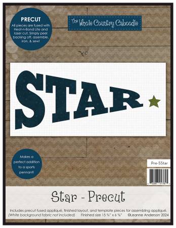 Star Precut Fused Applique Pack