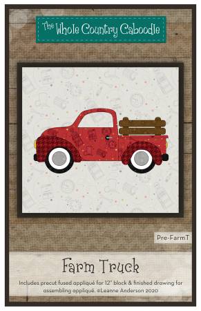 Farm Truck Precut Fused Applique Pack