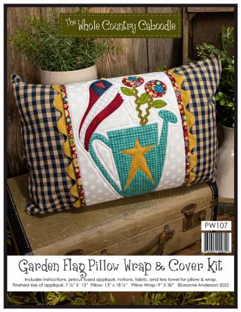 Garden Flag Pillow Wrap & Cover Kit