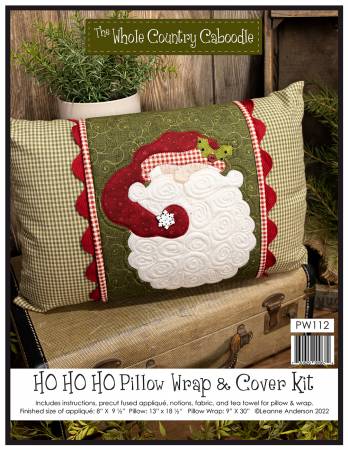 Ho Ho Ho Pillow Wrap & Cover Kit