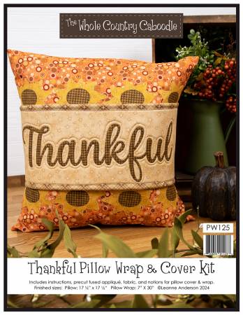 Thankful Pillow Wrap & Cover Kit