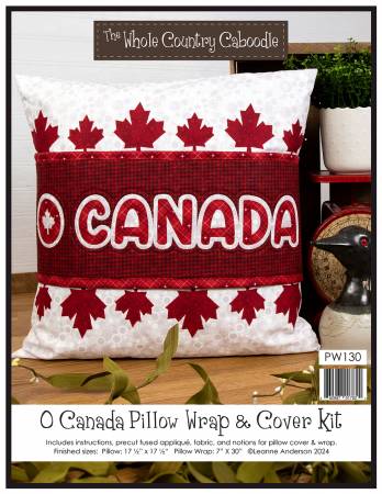 O Canada Pillow Wrap & Cover Kit