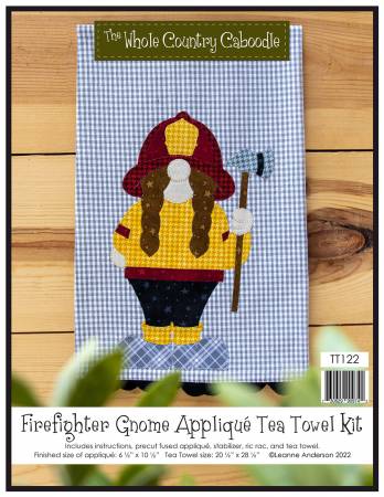 Firefighter Gnome Tea Towel Kit