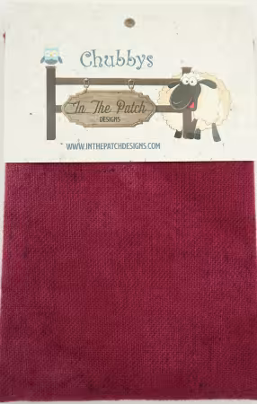 Cranberry Wool Chubbys 16in Square On Heather