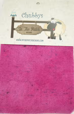Prairie Pink Wool Chubbys 16in Square On Heather