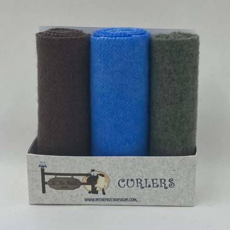 Wool Curlers 4in x 16in Earth
