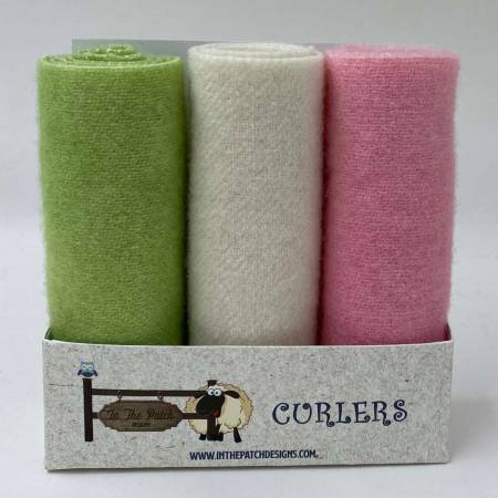 Wool Curlers 4in x 16in Shabby Chic