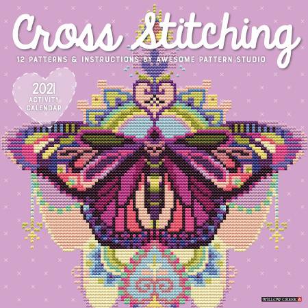 2021 Cross Stitching Wall Calendar