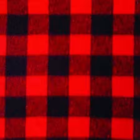Red Buffalo Plaid Winter Fleece 1in Checks