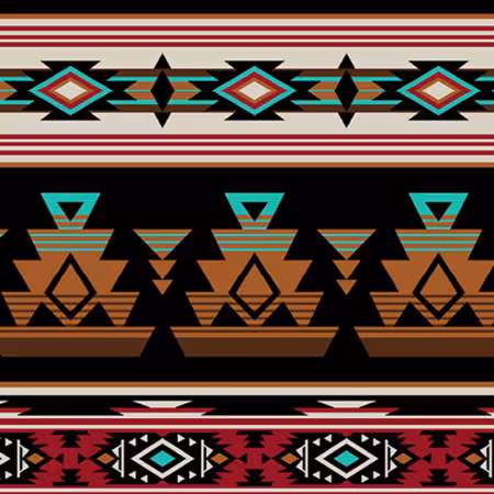Black Heirloom Anti-Pill Winter Fleece Print