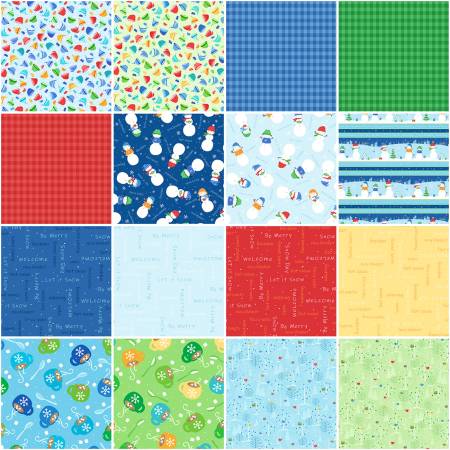 10in Squares Winter Park, 42pcs, 3 bundles/pack