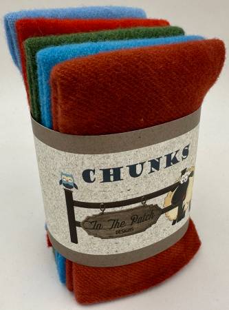 Sedona Wool Chunks 5pc 9in x 10in