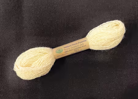 Wool Floss Natural 55yd Skein Size 8
