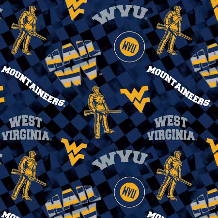 West Virginia Check allover-Cotton