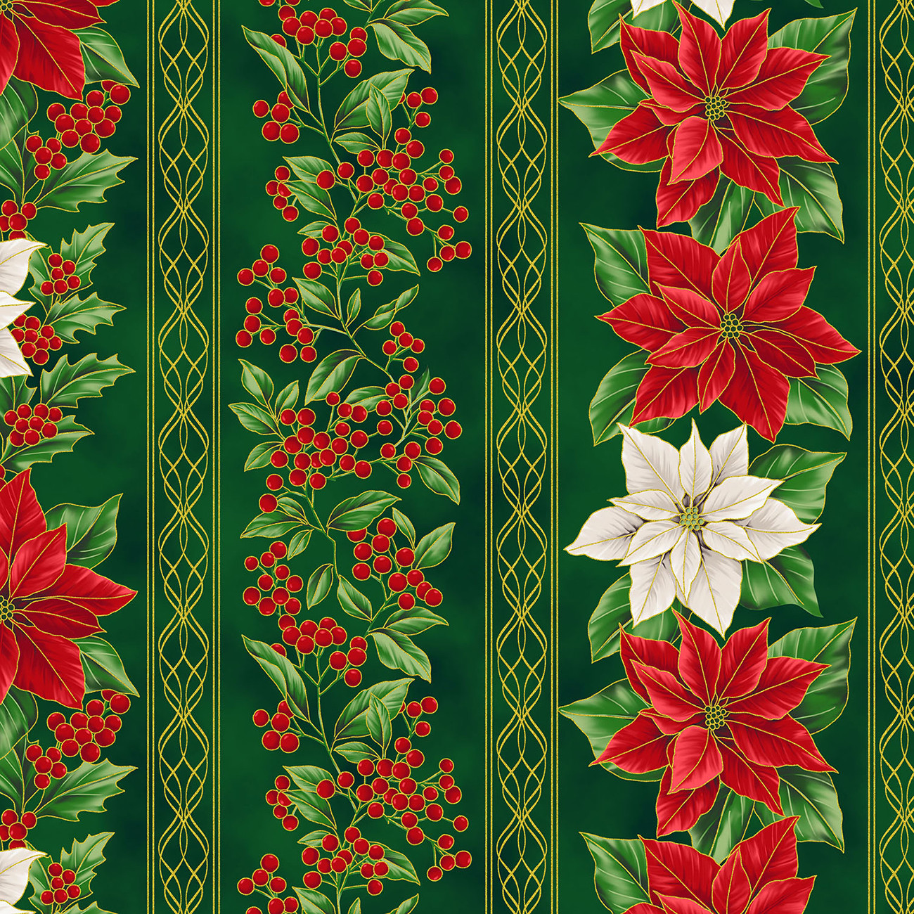 Hunter/Gold Blooming Holidays