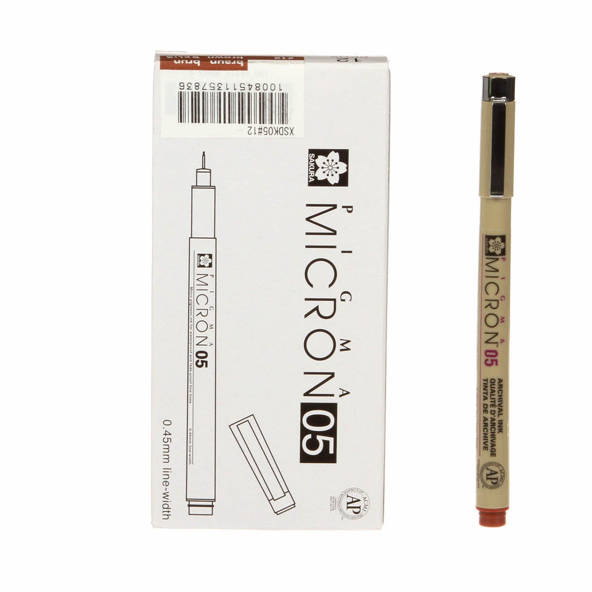Pigma Micron Pen Brown .45mm Size 05