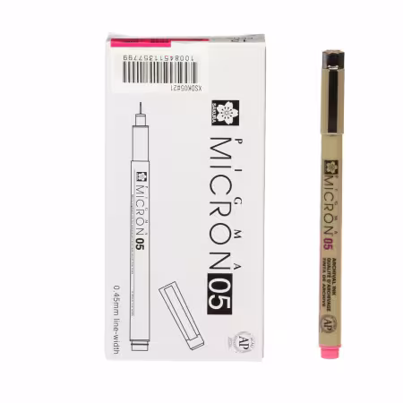 Pigma Micron Pen Rose .45mm Size 05