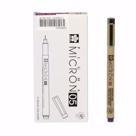 Pigma Micron Pen Purple .45mm Size 05
