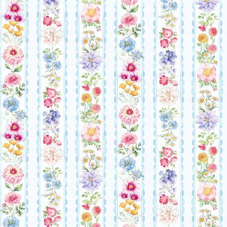 Denim Digital Ribbon Stripe