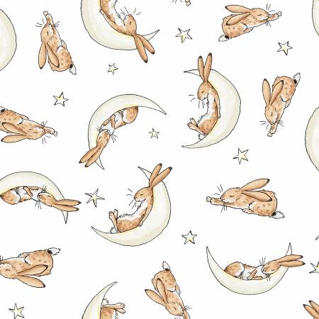 White Sleepy Hares
