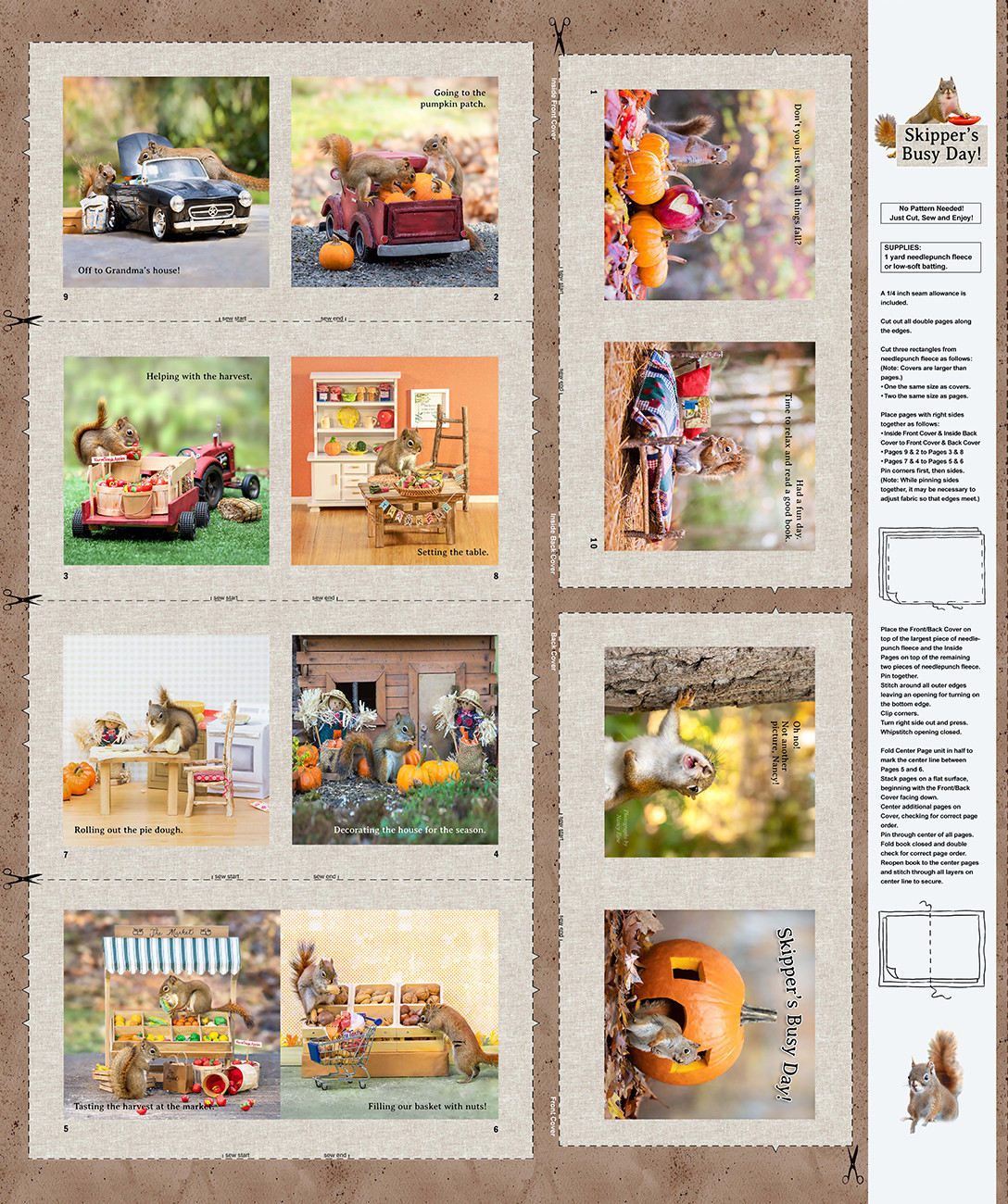 Multi Color The Secret Life of Squirrels III Digital Storybook