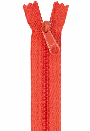 Handbag Zipper 24in Tangerine